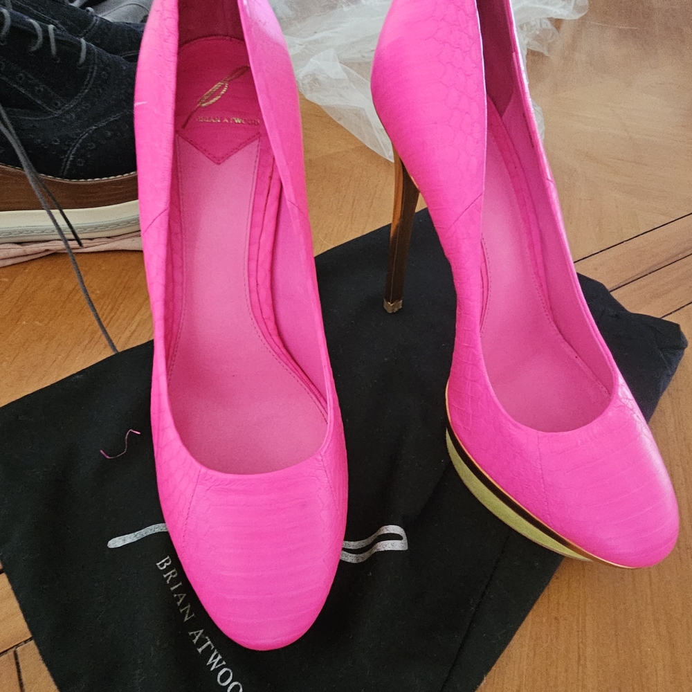 Brian Atwood Pink High Heels
